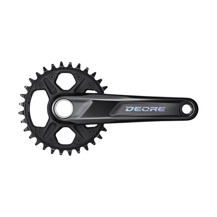 SHIMANO Crankset Deore FC-M6100 175mm 32 teeth 12-speed black two-piece without bearings