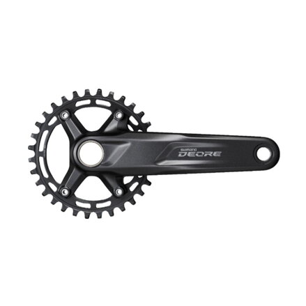 SHIMANO Crankset Deore FC-M5100 175mm 30 teeth 10/11-speed black two-piece without bearings