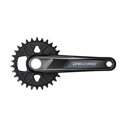SHIMANO Crankset Deore FC-M6100 175mm 30 teeth 12-speed BOOST black two-piece without bearings