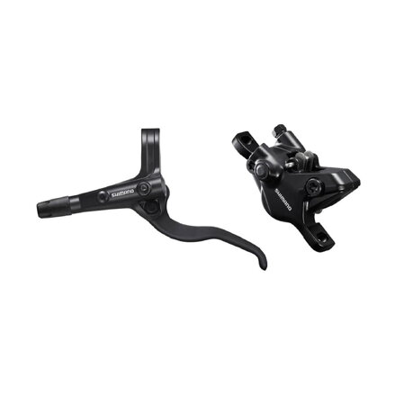 SHIMANO Brake hydr. E-MT410 BL-MT401/BR-MT410 front black Post Mount 1000mm hose + pads B05S