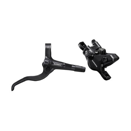 SHIMANO Brake hydr. E-MT410 BL-MT401/BR-MT410 rear black Post Mount 1700mm hose + pads B05S