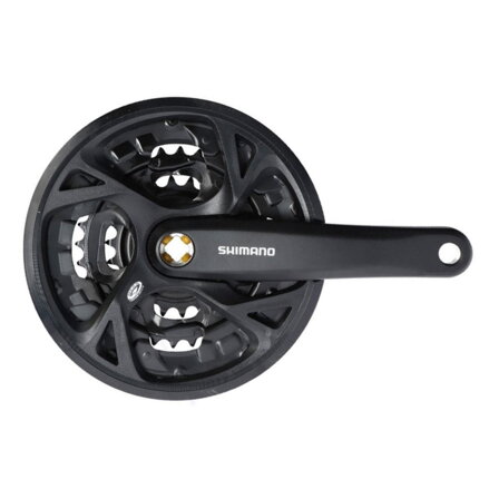 SHIMANO Crankset Acera FC-M371 175mm 44/32/22 teeth 9-speed black with square taper cover