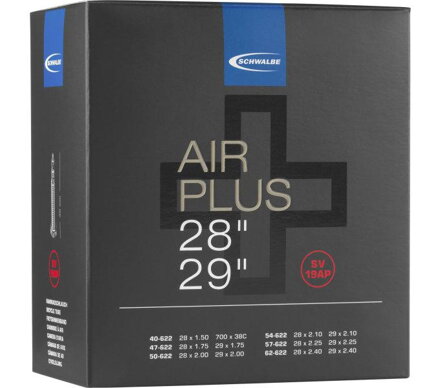 SCHWALBE Tube AIR PLUS SV19AP29x1.75/2.40 FV (40/62-622) 40mm 320g