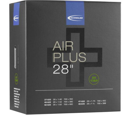 SCHWALBE Tube AIR PLUS AV17AP 700x37/45C AV(37/47-622/635) 40mm 270g