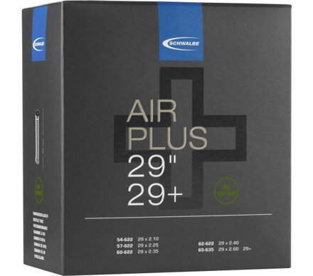 SCHWALBE Tube AIR PLUS AV19+AP 29x2.10/3.00 AV (54/65-622) 40mm 420g