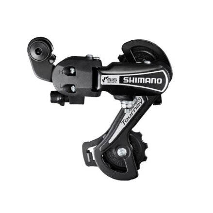 SHIMANO Derailleur Tourney RD-TY21 SS 6-speed without hanger black