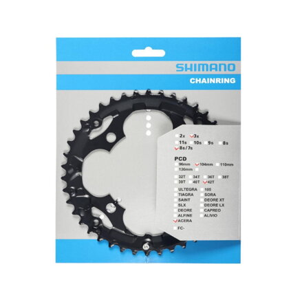 Shimano Chainring 42 teeth FC-M361 black