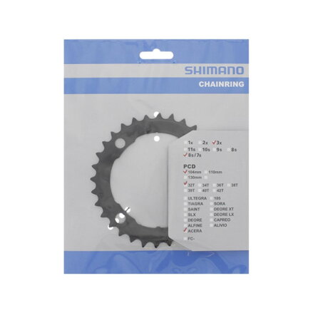 SHIMANO Chainring 32T for FC-M361 black 104mm