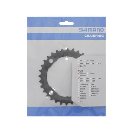 Shimano Chainring 32z FC-M361 black 104mm