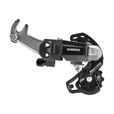 SHIMANO Derailleur Tourney RD-TY200 SS 6/7-speed with hook black