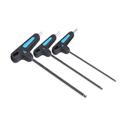 PRO Set T-keys 6-hex 4/5/6mm black