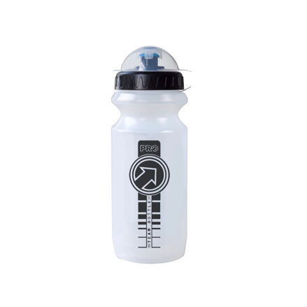 PRO Bottle TEAM with cover transparent 600ml