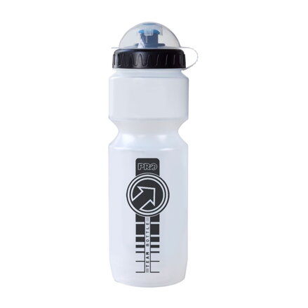 PRO Bottle TEAM with cover transparent 800ml