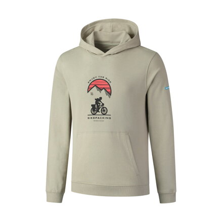 SHIMANO Hoodie SHIMANO HOODIE green/red