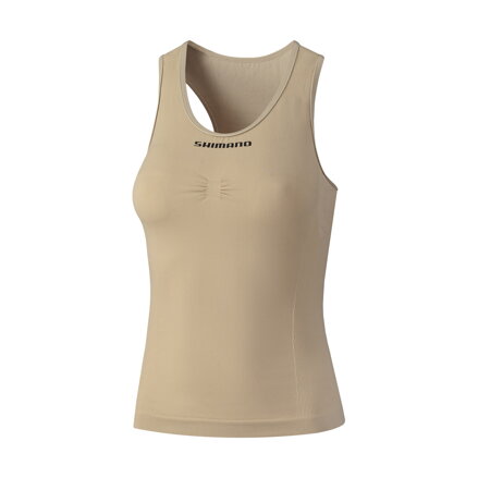 SHIMANO T-shirt women's VERTEX SL BASE LAYER light brown