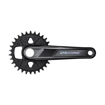 SHIMANO Crankset Deore FC-M6100 170mm 30 teeth 12-speed black two-piece without bearings