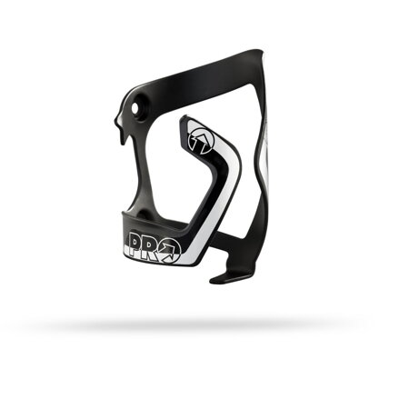 PRO Bottle Cage AL SIDE with side entry left black/white