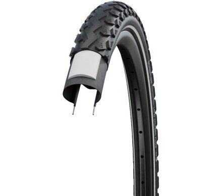 SCHWALBE Tire LAND CRUISER PLUS (47-622) 28x1.75 Active 50EPI PunctureGuard 970g Reflex Green