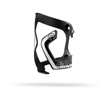 PRO Bottle cage AL SIDE with side entry right black/white
