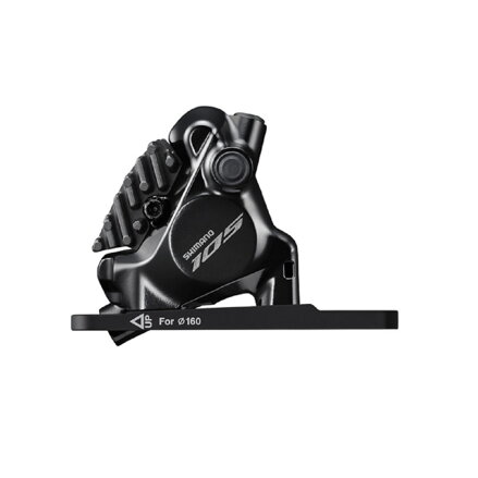SHIMANO Caliper brake. 105 BR-R7170 hydraulic front Flat Mount+pads L05A