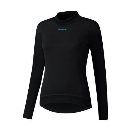 SHIMANO T-shirt women's BEAUFORT LONG BASE LAYER black