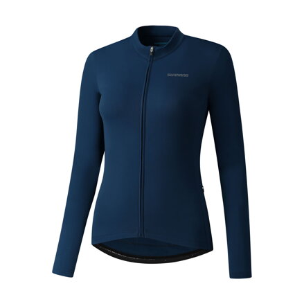 SHIMANO Women's jersey KAEDE THERMAL LONG blue