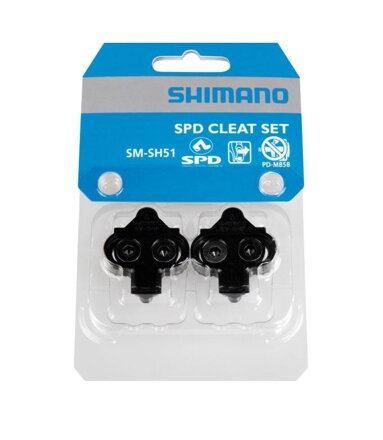 SHIMANO Cleats SM-SH51 SPD black for PDM9000/8000/647/545/540/424/520/505/A530