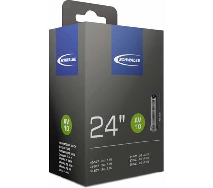 SCHWALBE Tube AV9 24x1 1/8/1.75 40mm (28/47-507/541) 130g