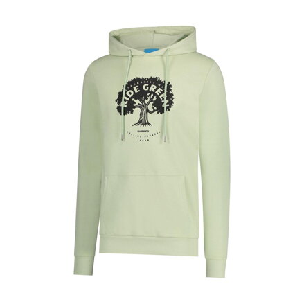 SHIMANO GRAPHIC HOODIE pale green