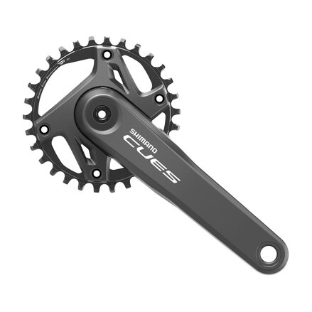 SHIMANO Crankset Cues FC-U6000 175mm 30 teeth 9/10/11-speed black two-piece without bearings