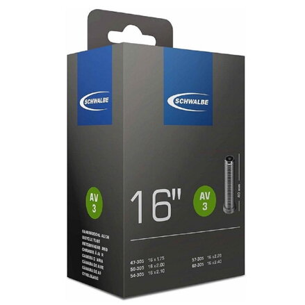 SCHWALBE Tube AV3 16x1.75/2.10 AV 40mm (47/62-305) 115g