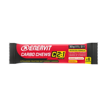 ENERVIT Candies CARBO CHEWS C2:1 orange 6pcs
