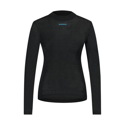 SHIMANO T-shirt women's VERTEX PRIMA LONG BASE LAYER black