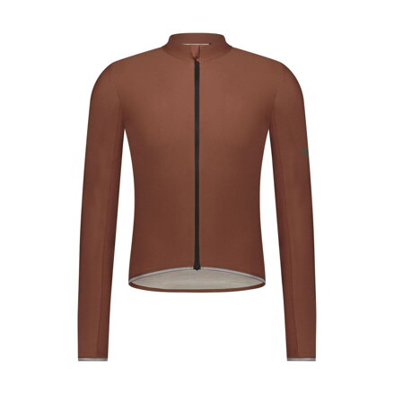 SHIMANO Jersey EVOLVE MERINO LONG brown