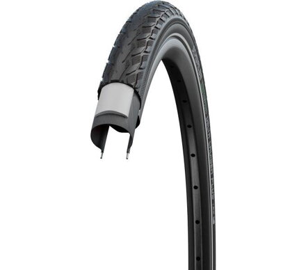SCHWALBE Tire DELTA CRUISER PLUS (40-635) 28x1 1/2 700x38B Active 50EPI PunctureGuard 910g Reflex Green