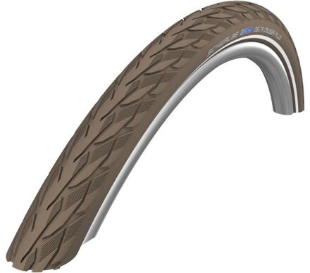 SCHWALBE Tire DELTA CRUISER PLUS (37-622) 28x1.40 700x35C Active 50EPI PunctureGuard 775g Brown reflex