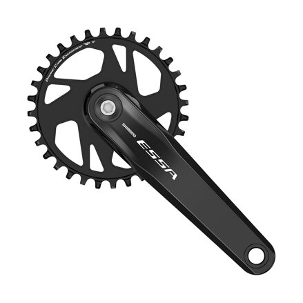 SHIMANO Crankset ESSA FC-U2000 175mm 32 teeth 7/8-speed black for square taper without bearings