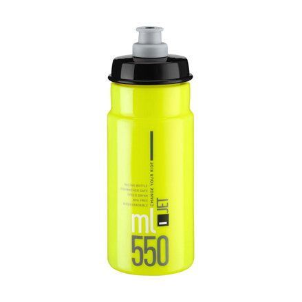 ELITE Bottle JET 550 yellow black logo