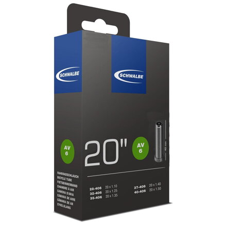 SCHWALBE Tube AV6 20x1.1/1.50 AV 40mm (28/40-406) 95g