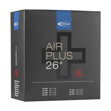 SCHWALBE Tube AIR PLUS SV13AP 26x1.50/2.50 FV(40/62-559) 40mm 290g
