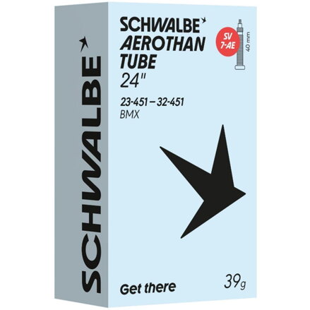 SCHWALBE Inner Tube AEROTHAN TUBE SV7-AE (23/32-451) FV 40mm 39g TPU