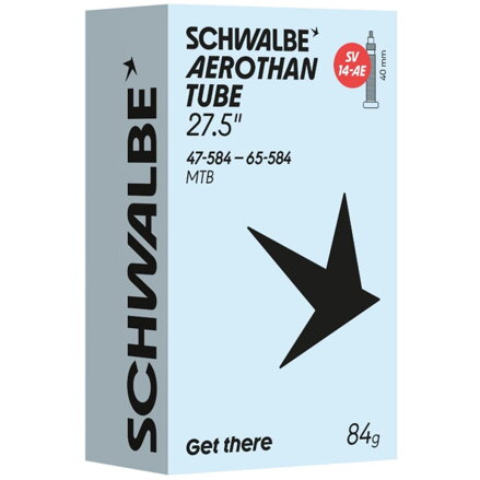 SCHWALBE Inner tube AEROTHAN TUBE SV14-AE (47/65-584) FV 40mm 84g TPU