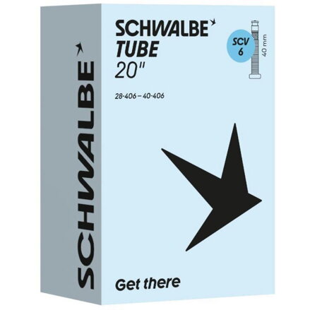 SCHWALBE Inner tube SCV6 (28/40-406) SCV 40mm 95g