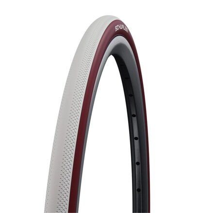 SCHWALBE Tire DUNK KING 24x1.00 (25-540) 67EPI 230g Evo WHSC white/burgundy foldable