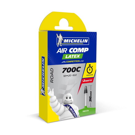 MICHELIN Duša A1 LATEX 700x18/20C (18/20-622) FV 36mm 70g