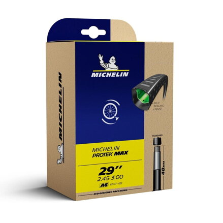 MICHELIN Duša A6 PROTEK MAX 29x2.45/3.00 (62/77-622) AV 48mm 430g