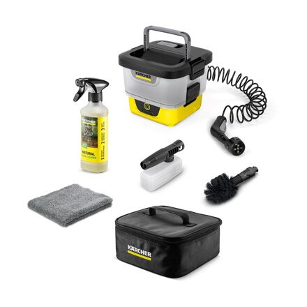 KÄRCHER OC 4 Foldable low-pressure battery cleaner + Bike Kit