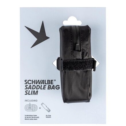 SCHWALBE Saddle bag + SV16E inner tube and 2 pcs of mounting levers