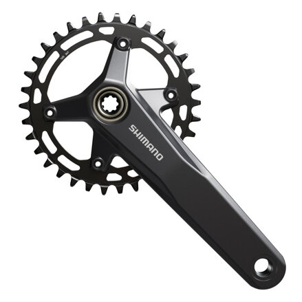 SHIMANO Stred FC-MT520 170mm 34z. 12-k. dvojdielny čierny bez ložísk