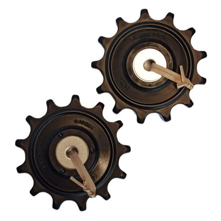 SHIMANO XT RD-M8250 12-speed derailleur pulleys.